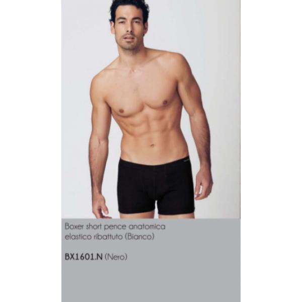 BX1601-N BOXER UOMO NERO