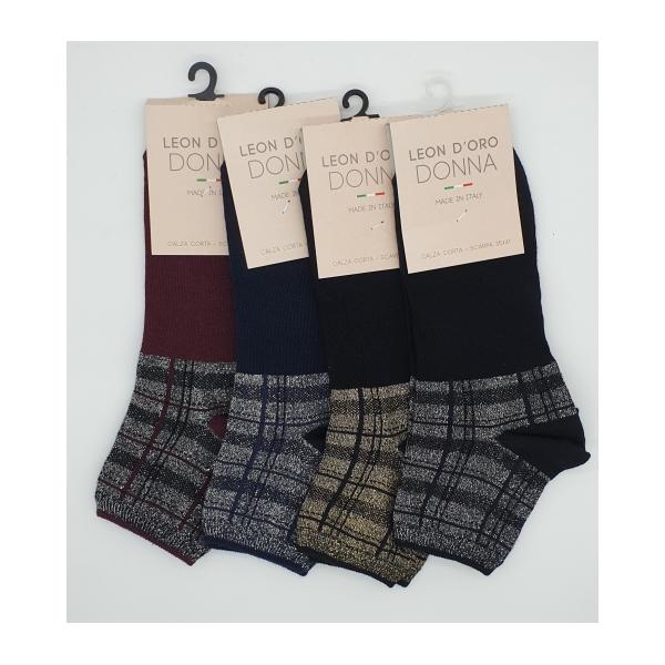 1422/C TARTAN CALZA CORTA DONNA