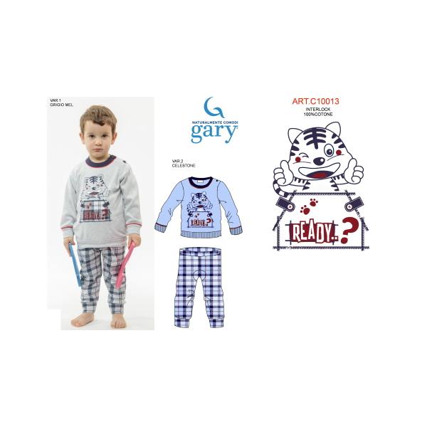 C10013 PIGIAMA PL/ML BABY BO