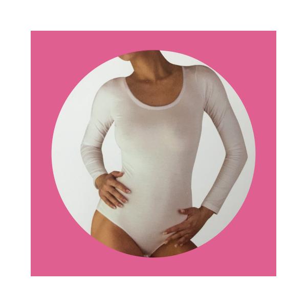 2741 BODY MANICA LUNGA DONNA