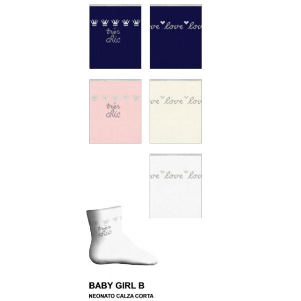 BABY GIRL CALZA CORTA NEONATA